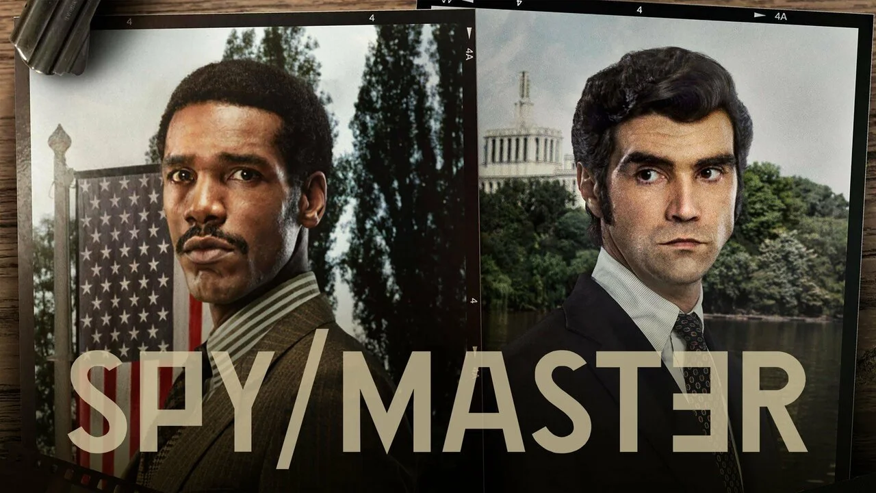 Poster for the HBO Max TV show 'Spy/Master', rights clearance was managed by ZACHAR Film Law